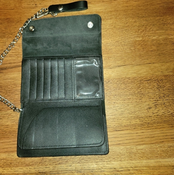 Black Genuine Leather Wallet - Picture 3 of 5